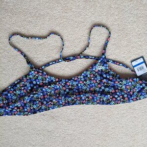 Speedo floral bikini top NWT XL
